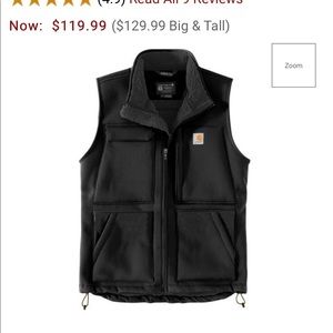 Carhartt Super Dux Relaxed fit Sherpa lined vest Size M.